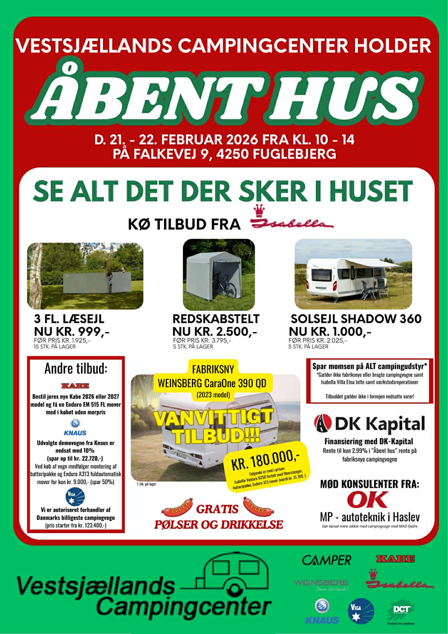 aabent hus vs camping